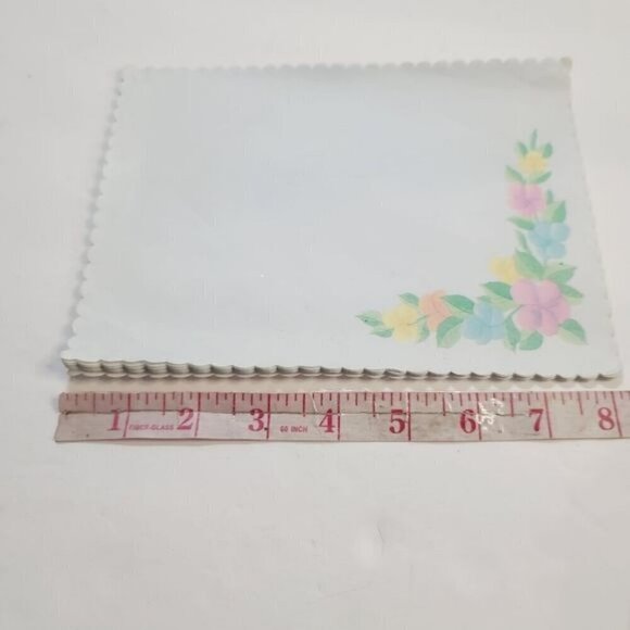 Vintage Pastel.Floral Ruffle Edge Stationary - Picture 8 of 8